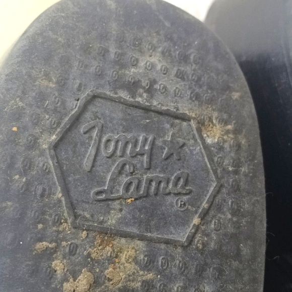 Tony Lama Boots Mens #CZ810 Lizard Pretty Cowboy Black Leather Sz 12EE - Picture 9 of 17